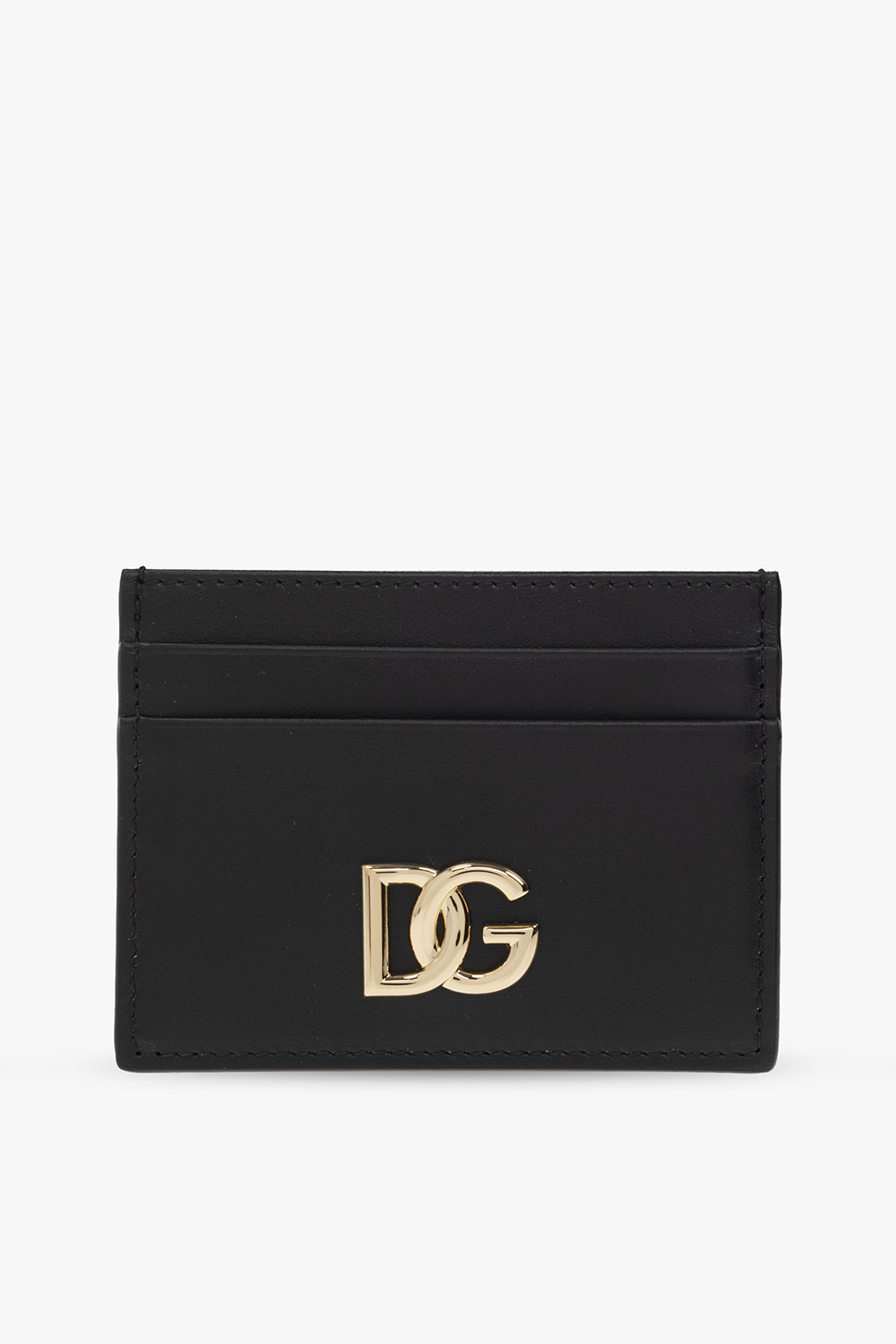 【関税＆送料込み】Dolce & Gabbana Black Leather Card Holde Dolce & Gabbana Black Leather Card Holder | italist, ALWAYS